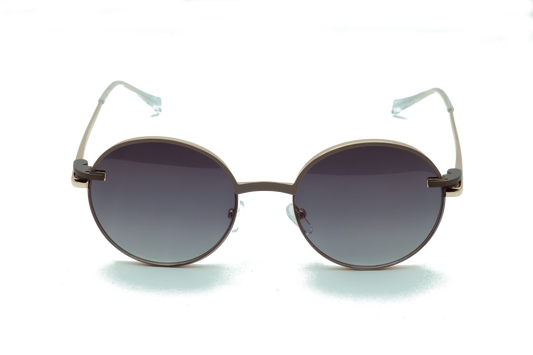 Clip On Redondo Lila / Gold