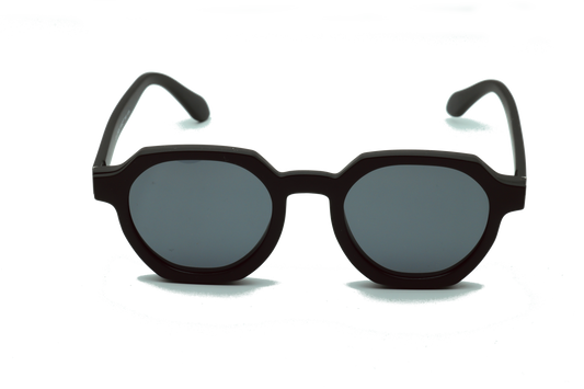 Clip On Black Hexagonal