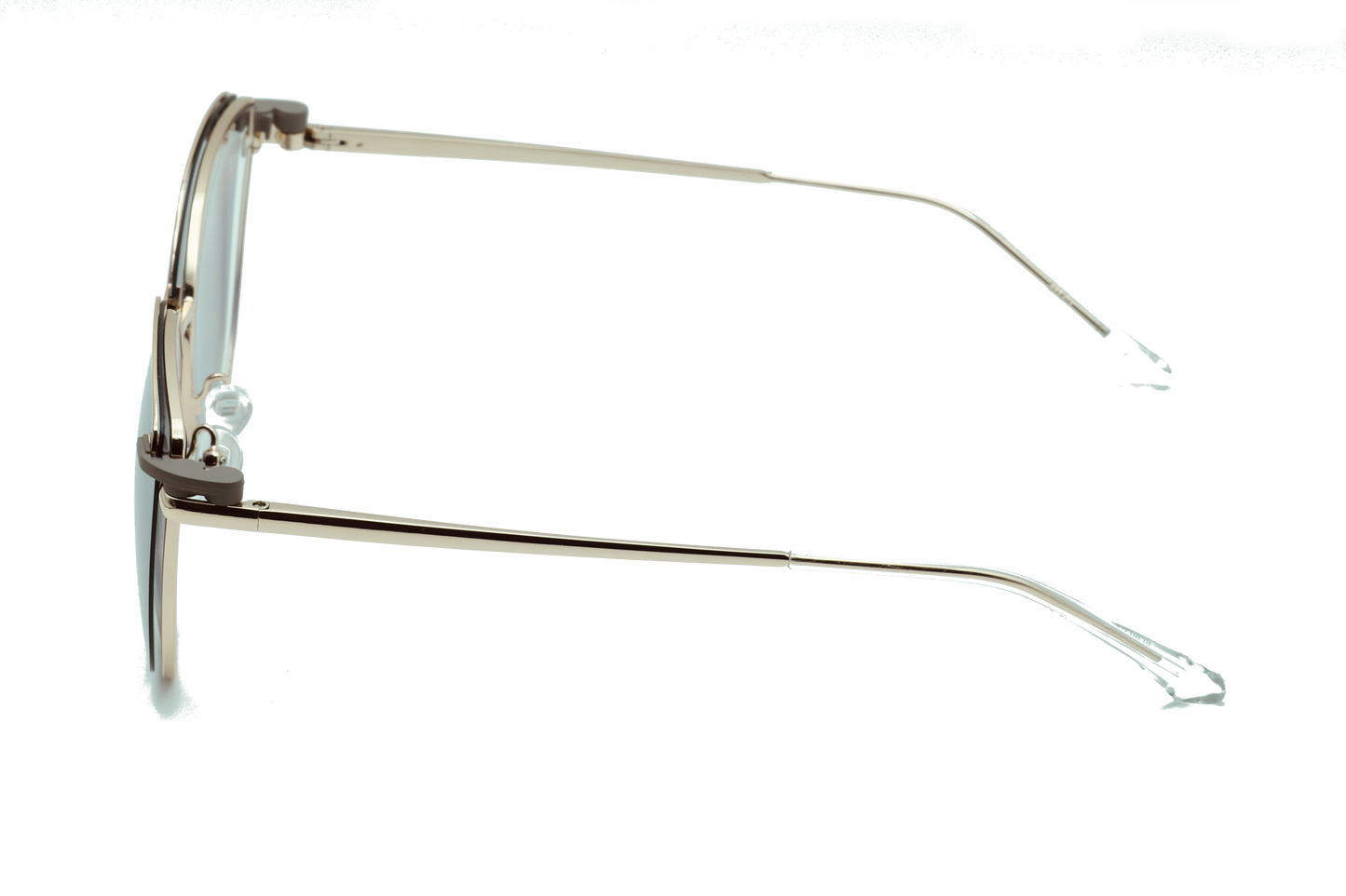 Clip On Agatado Lila / Gold