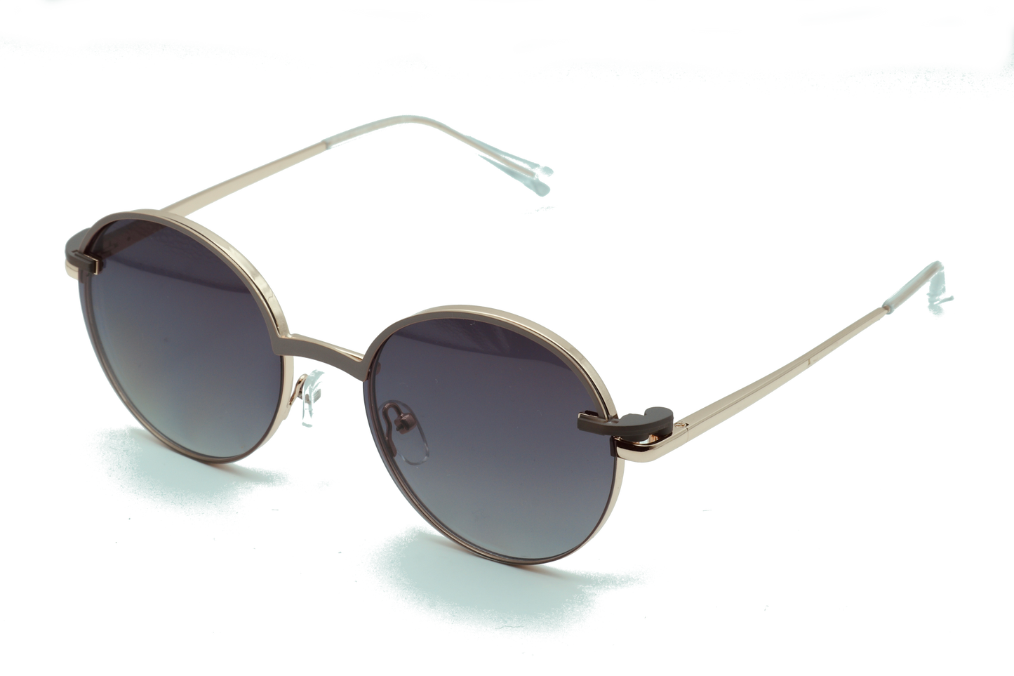 Clip On Redondo Lila / Gold