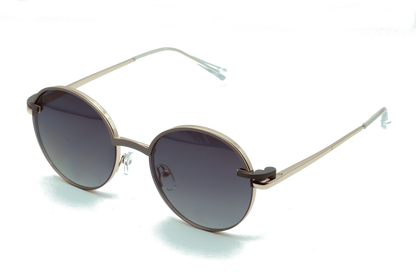 Clip On Redondo Lila / Gold