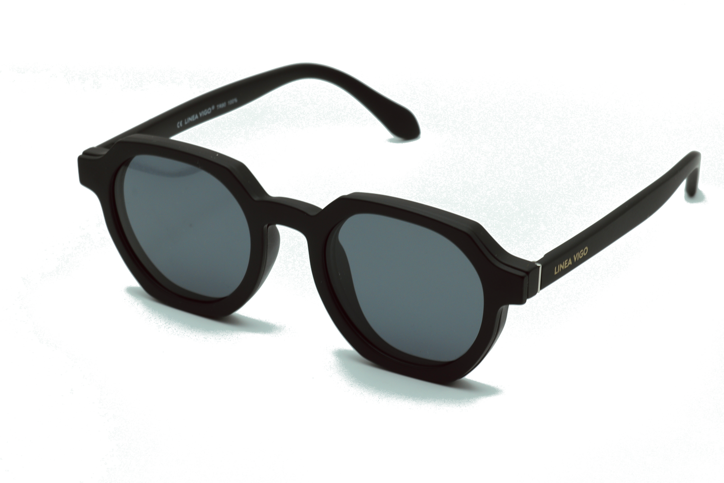 Clip On Black Hexagonal