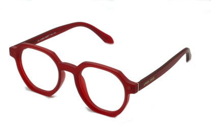 Clip On Red Hexagonal