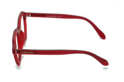 Clip On Red Hexagonal