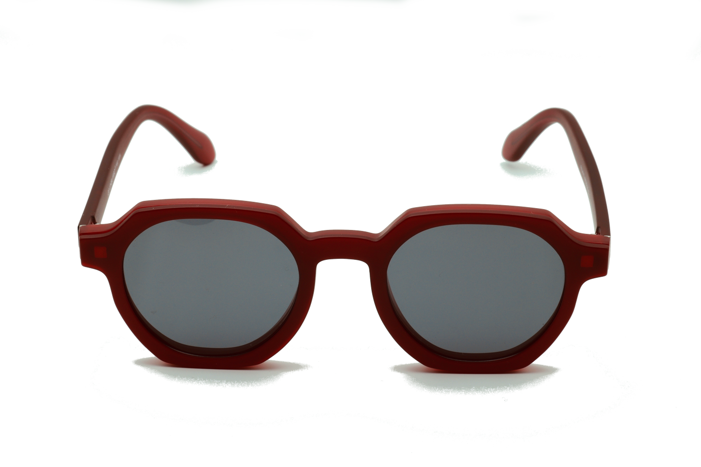 Clip On Red Hexagonal